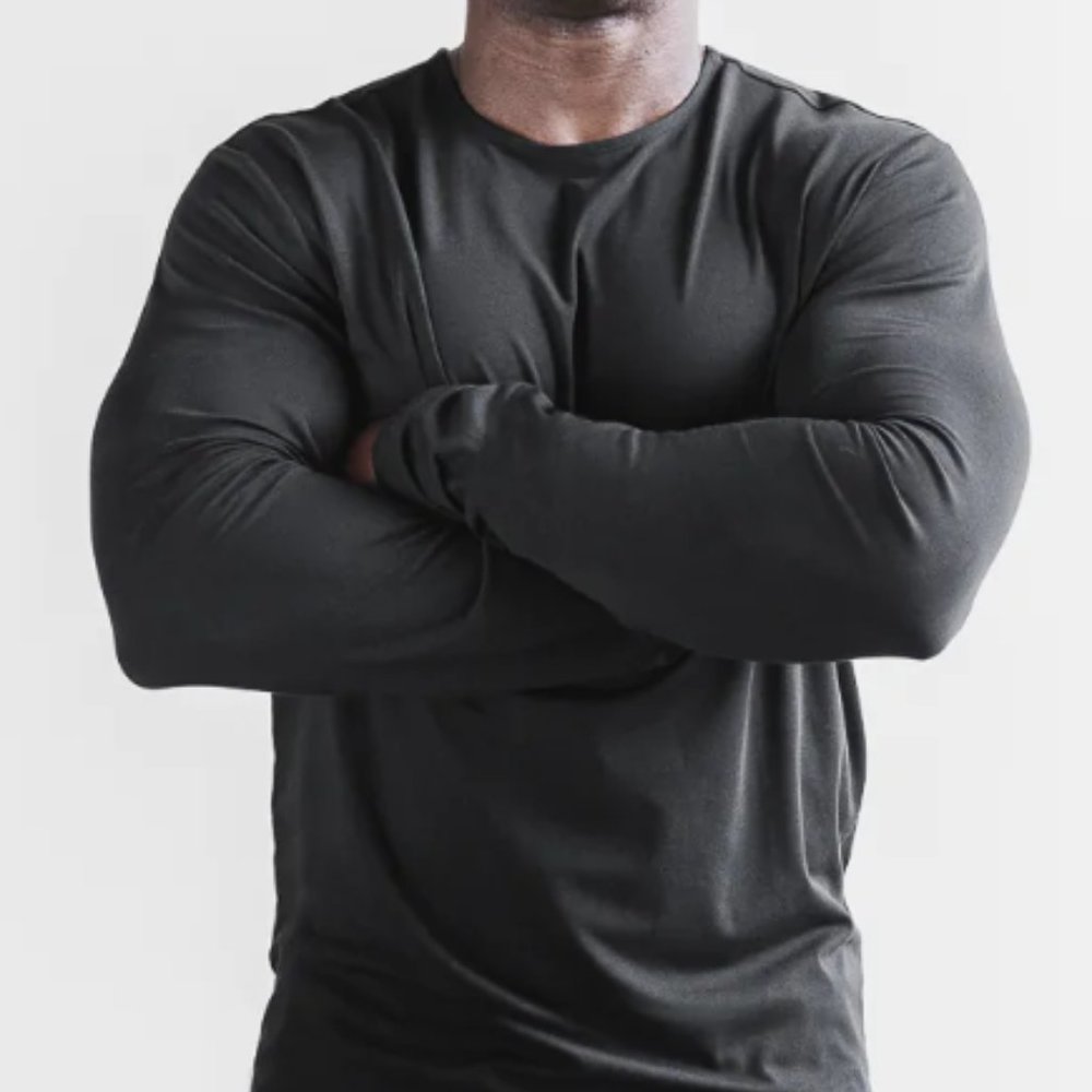 NoBull MEN'S LIGHTWEIGHT LONG SLEEVE TEE sz XL